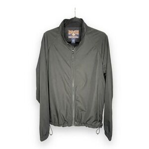 Duluth Trading Co Black Windbreaker Jacket Med Lightweight coat Sports Golf​‎